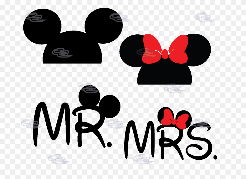 Mr Mrs Disney Logo Clipart Clip Art Images, Pattern, Coil, Spiral Free Png Download