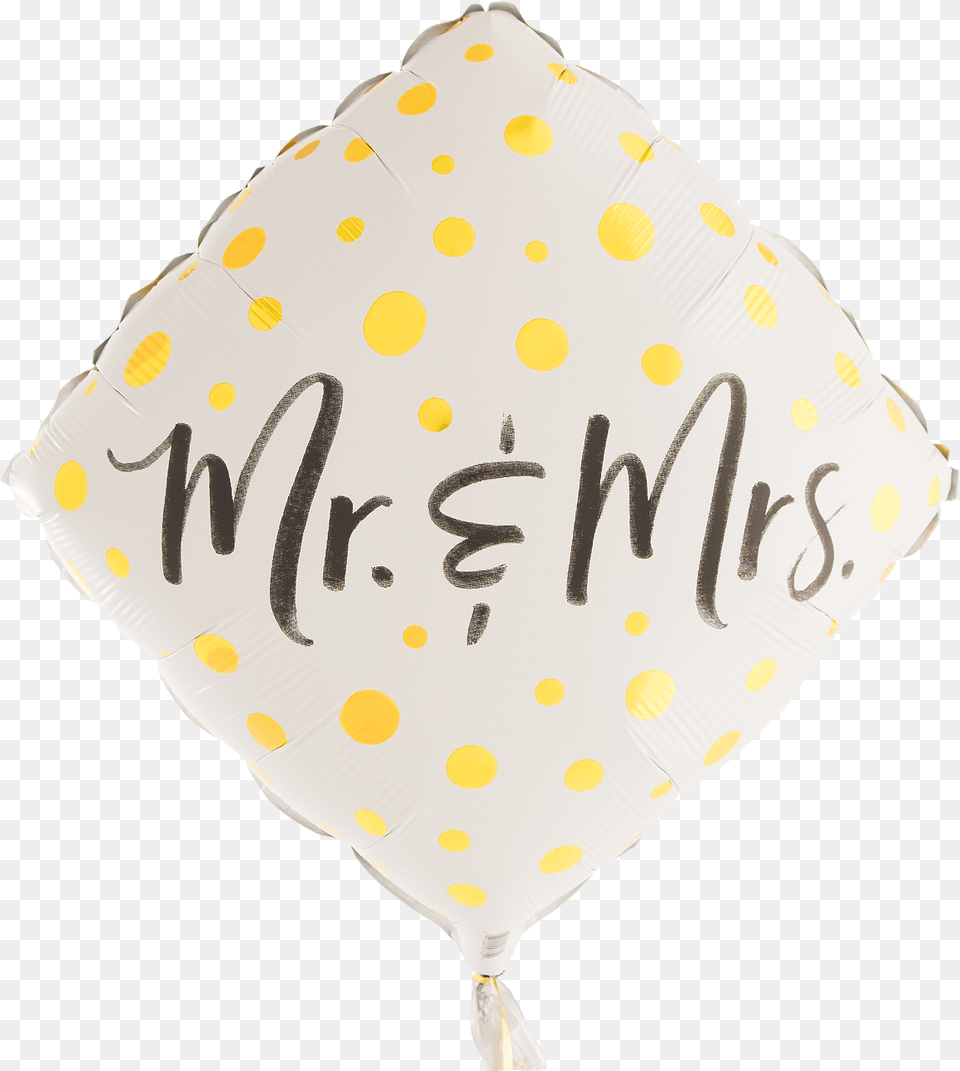 Mr Mrs Gold Dots Balloon Free Transparent Png