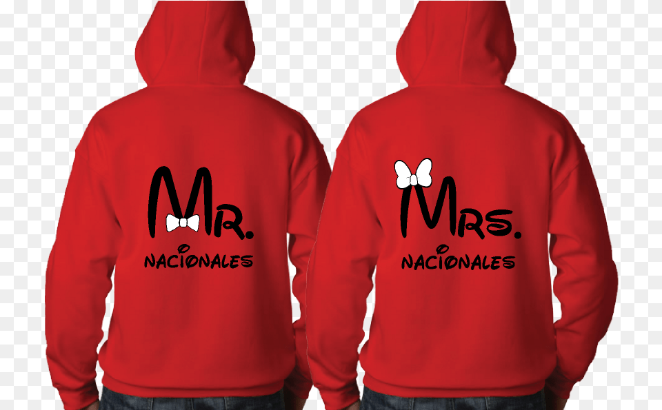 Mr Mrs Mickey Mouse Tie Bow Minnie Mouse Head Last, Clothing, Hood, Hoodie, Knitwear Free Transparent Png