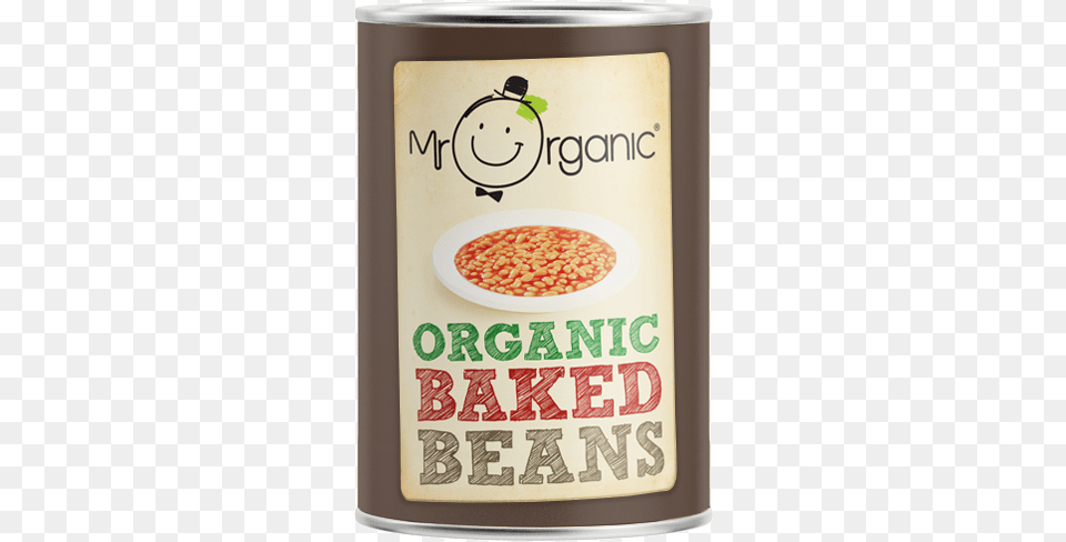 Mr Organic Baked Beanstitle Mr Organic Baked Beans Mr Organic Cannellini Beans, Tin, Bean, Food, Ketchup Png