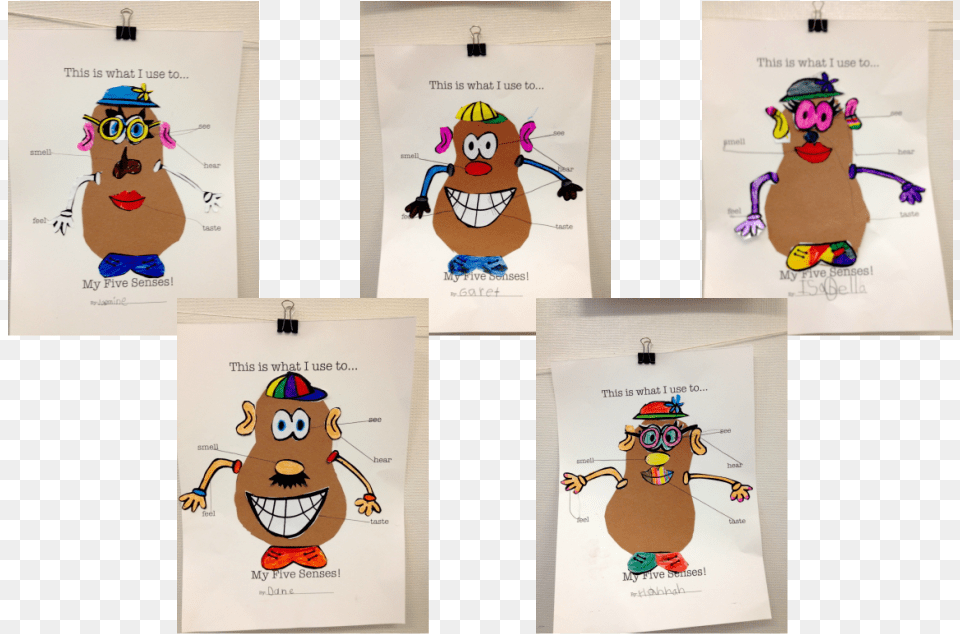 Mr Potato Head Senses Craft Download Mr Potato Head 5 Senses, Baby, Person, Art, Collage Png