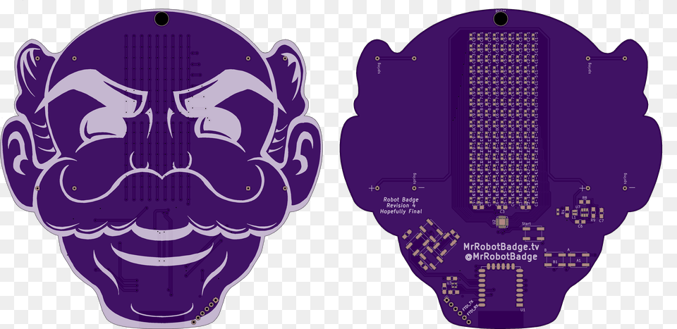 Mr Robot Badge Defcon, Purple, Graphics, Art, Ct Scan Free Png