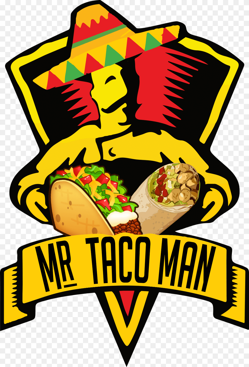 Mr Taco Man San Mateo, Food, Person Free Png Download