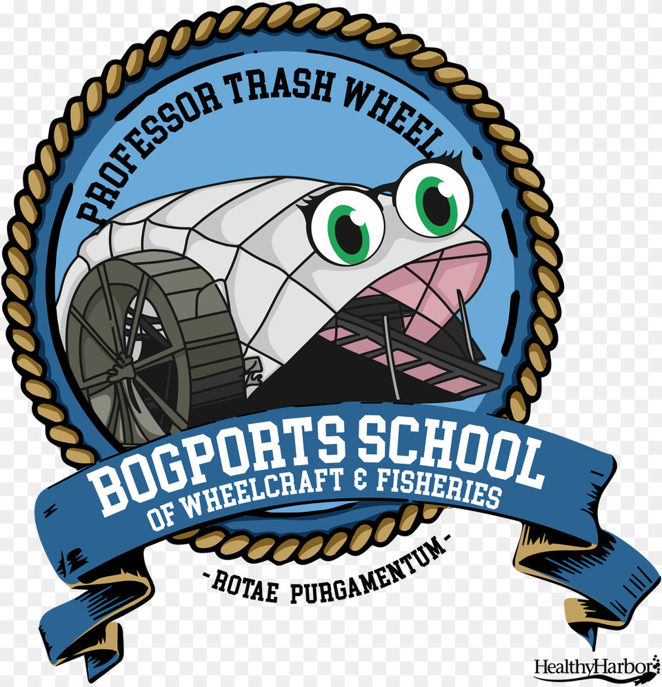 Mr Trash Wheel, Badge, Logo, Symbol, Machine Free Transparent Png