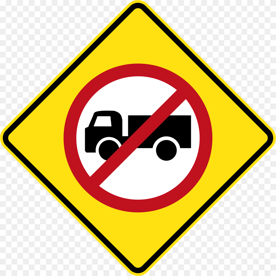 Mr Wdad 21 Trucks Prohibited Used In Western Australia Clipart, Sign, Symbol, Road Sign Png