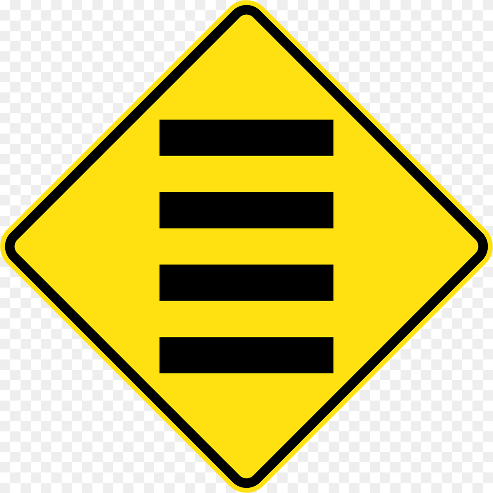 Mr Wdo 14 Rumble Strip Used In Western Australia Clipart, Road Sign, Sign, Symbol Png