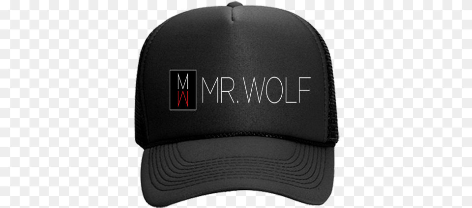 Mr Wolf Logo Mesh Trucker Hat Only 1160 Printed Baseball Cap, Baseball Cap, Clothing, Helmet Free Png Download