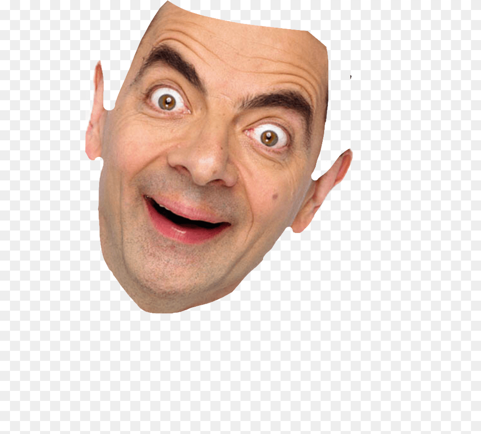 Mrbean Sticker Mr Bean, Face, Head, Person, Photography Free Png Download