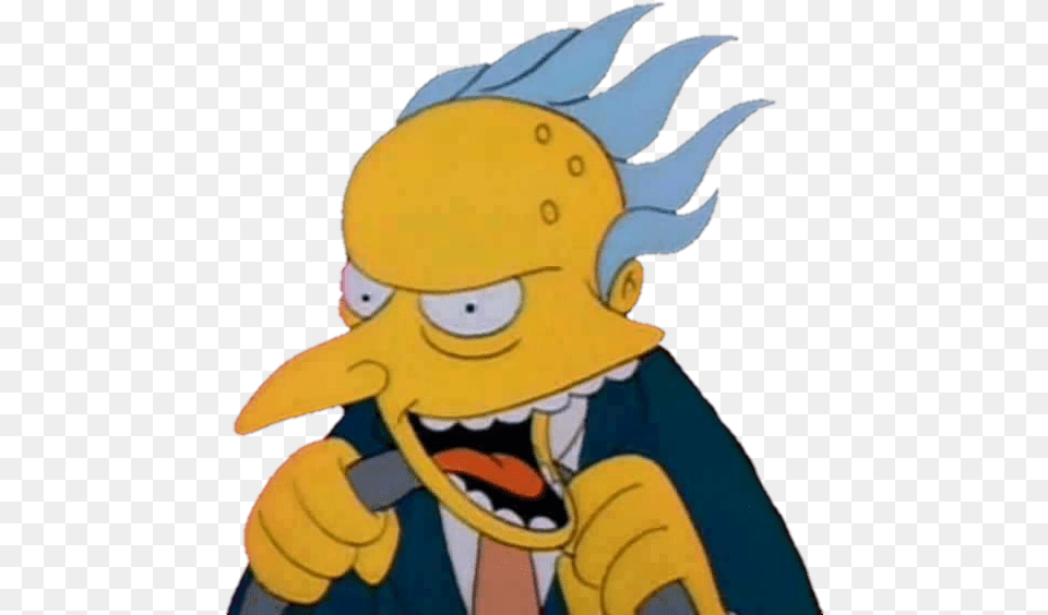 Mrburns Lossimpsons Srburns Maggie Homer Homero El Burns Atropella A Bart, Cartoon, Baby, Person Png Image