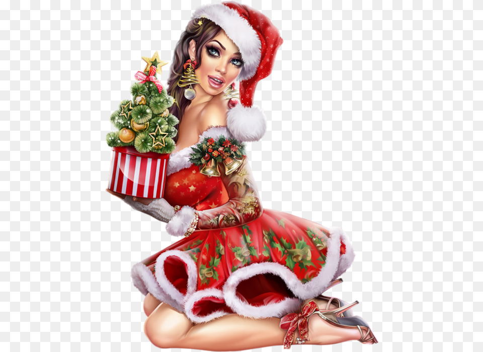 Mre Nol Sexy Christmas Girl, Adult, Wedding, Person, Woman Free Transparent Png