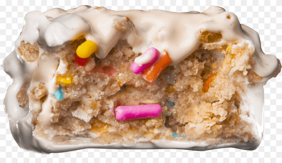 Mre Protein Bar Sprinkled, Cream, Dessert, Food, Icing Png