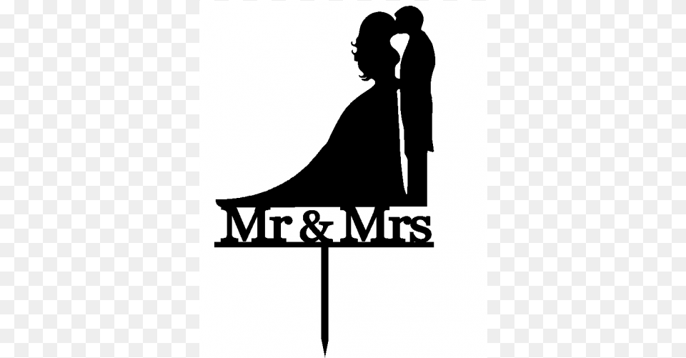 Mrs, Silhouette, Adult, Wedding, Stencil Png