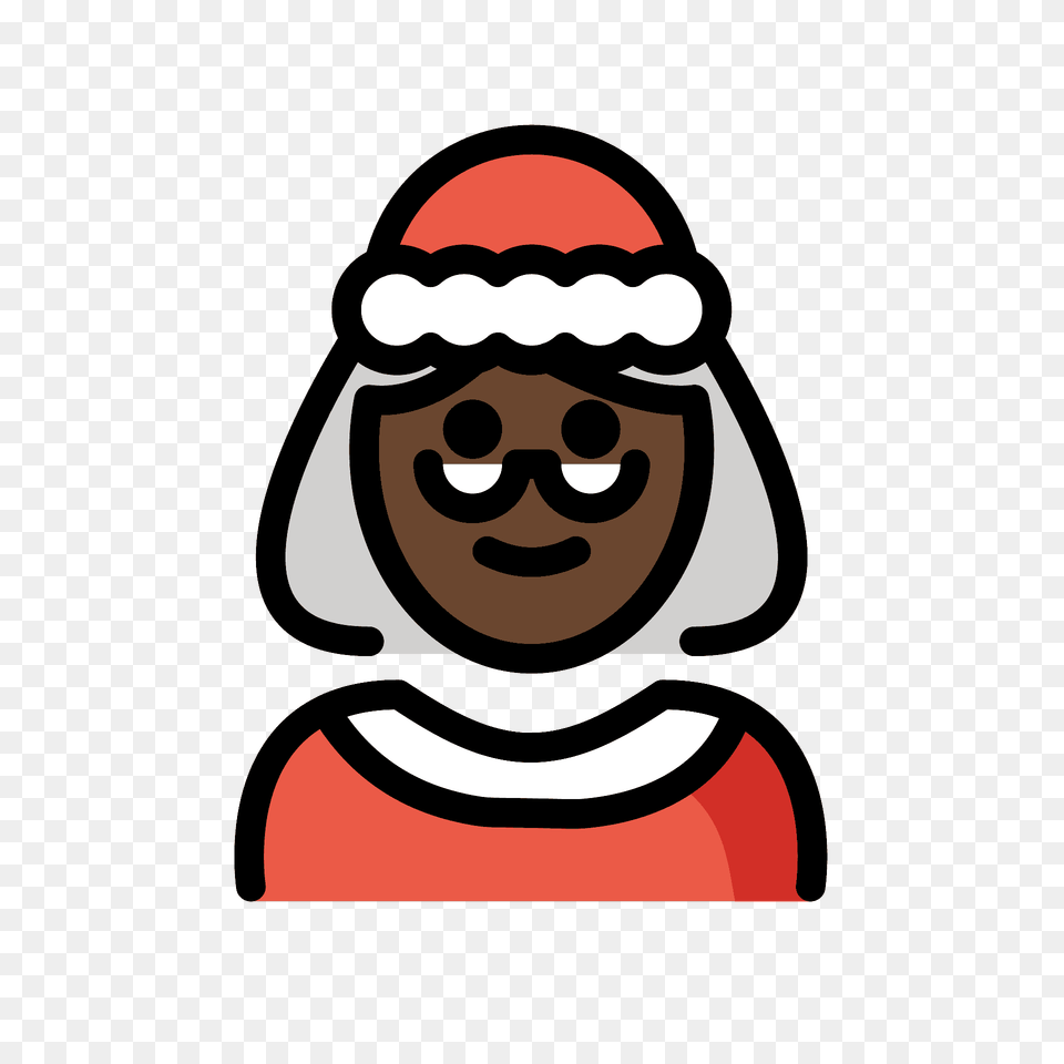 Mrs Claus Emoji Clipart, Baby, Person, Face, Head Png