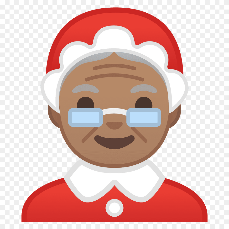 Mrs Claus Emoji Clipart, Portrait, Photography, Person, Head Free Png Download