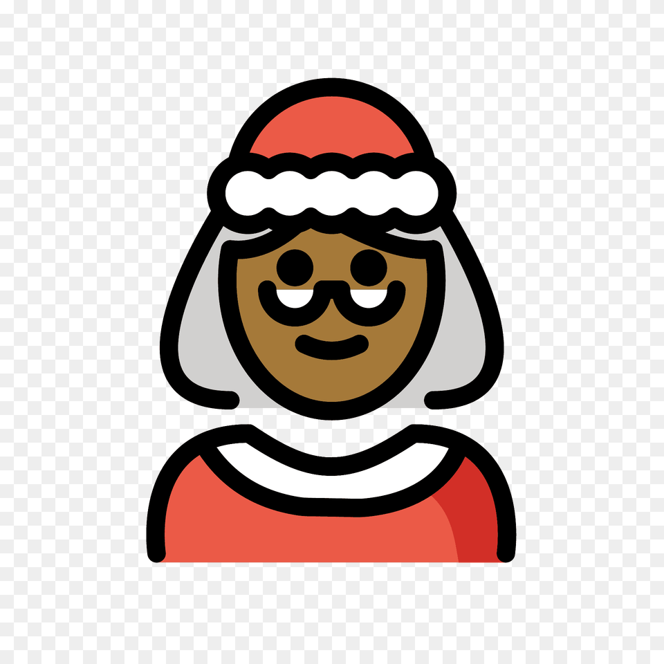 Mrs Claus Emoji Clipart, Baby, Person, Face, Head Png