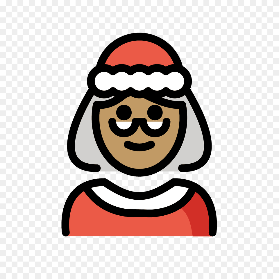Mrs Claus Emoji Clipart, Baby, Person, Face, Head Free Transparent Png