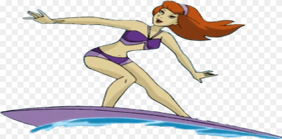 Mrs Daphne Blake Surfing 2 By Hiattgrey411 Dcks2wh Wiki, Outdoors, Sea Waves, Nature, Sea Free Png Download