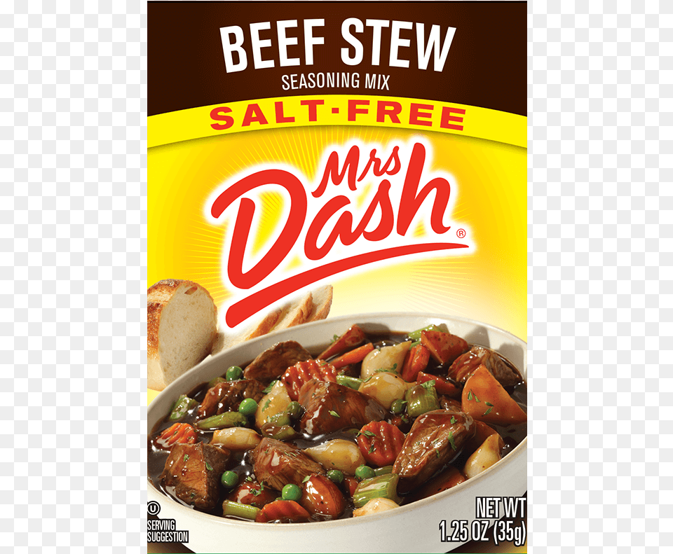 Mrs Dash Beef Stew Seasoning, Dish, Food, Lunch, Meal Free Png Download