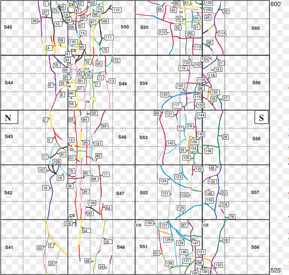 Mrs Distress Map After Passes On North Side Diagram, Cad Diagram Png Image