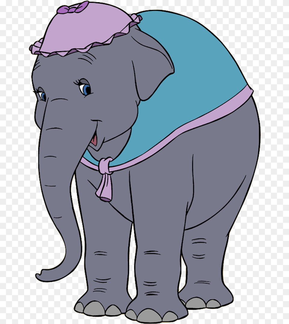 Mrs Jumbo Indian Elephant, Baby, Person, Animal, Wildlife Free Png Download