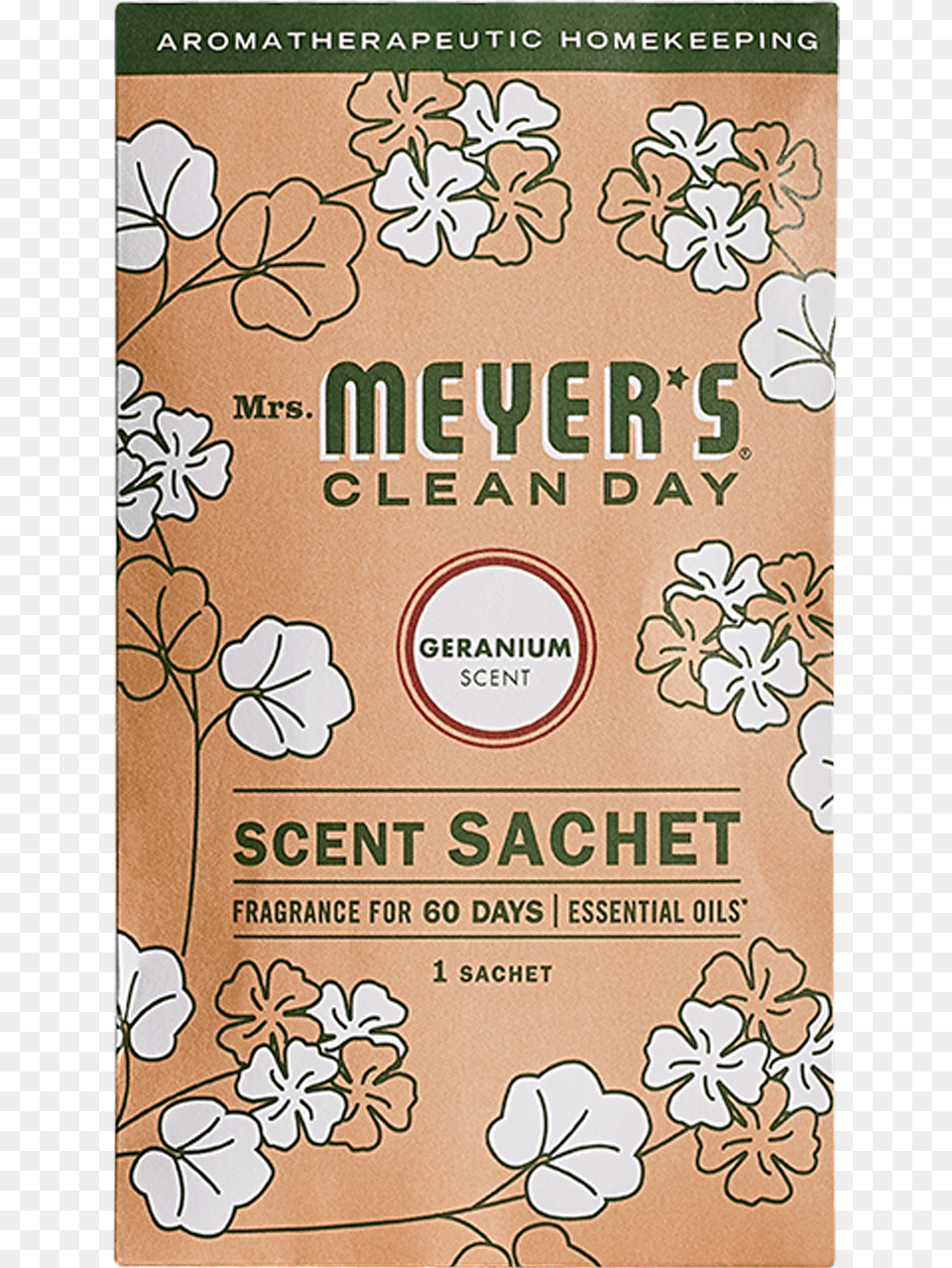 Mrs Meyers Geranium Scent Sachet Mrs Meyers Hand Soap Refill, Advertisement, Book, Poster, Publication Free Png