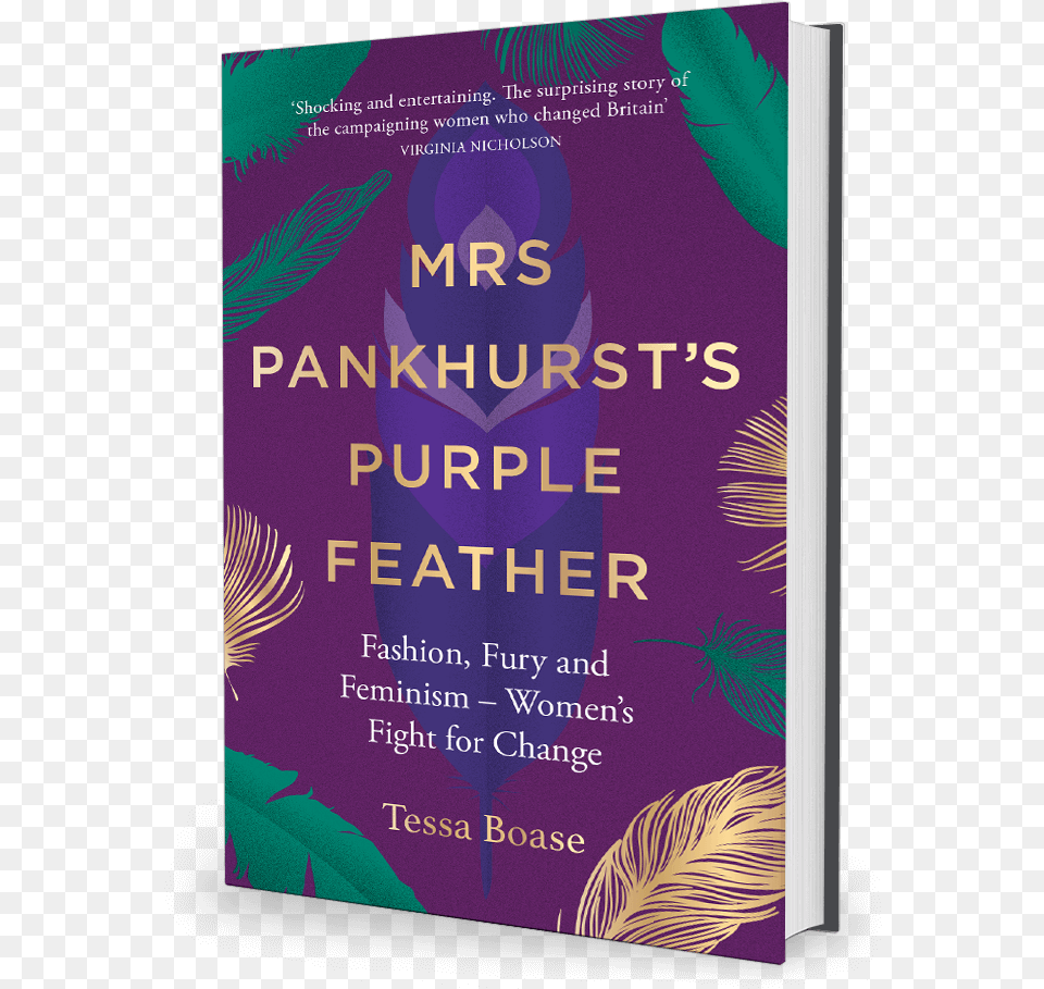 Mrs Pankhursts Purple Feather Banner, Book, Publication, Novel, Advertisement Png