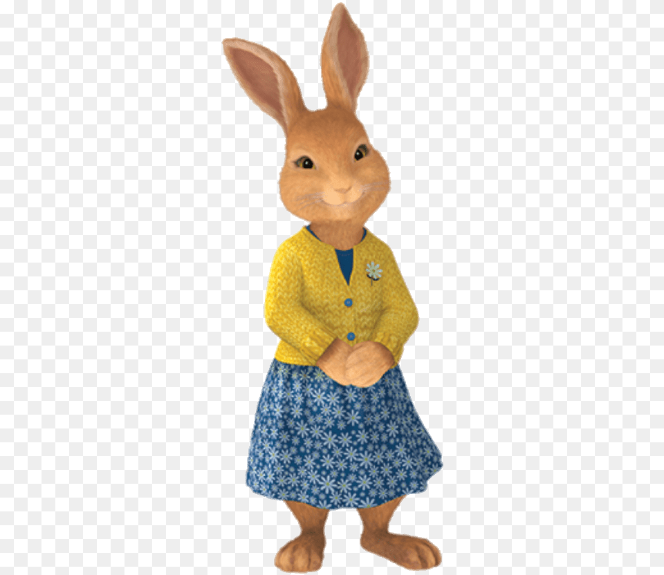 Mrs Rabbit Peter Rabbit, Animal, Mammal, Baby, Person Free Png Download