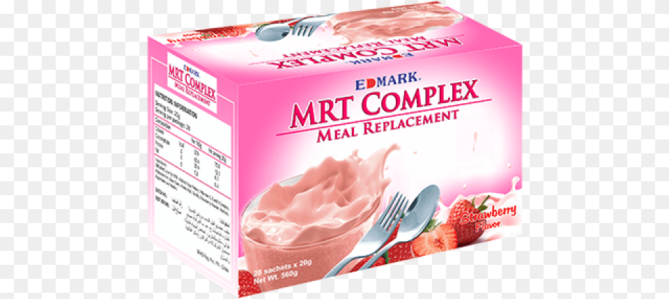 Mrt Meal Replacement Theraphy, Dessert, Food, Yogurt, Cutlery Free Transparent Png
