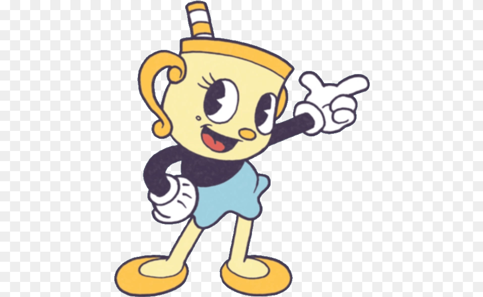 Ms Chalice Cuphead Ms Chalice, Cartoon, Face, Head, Person Free Png Download