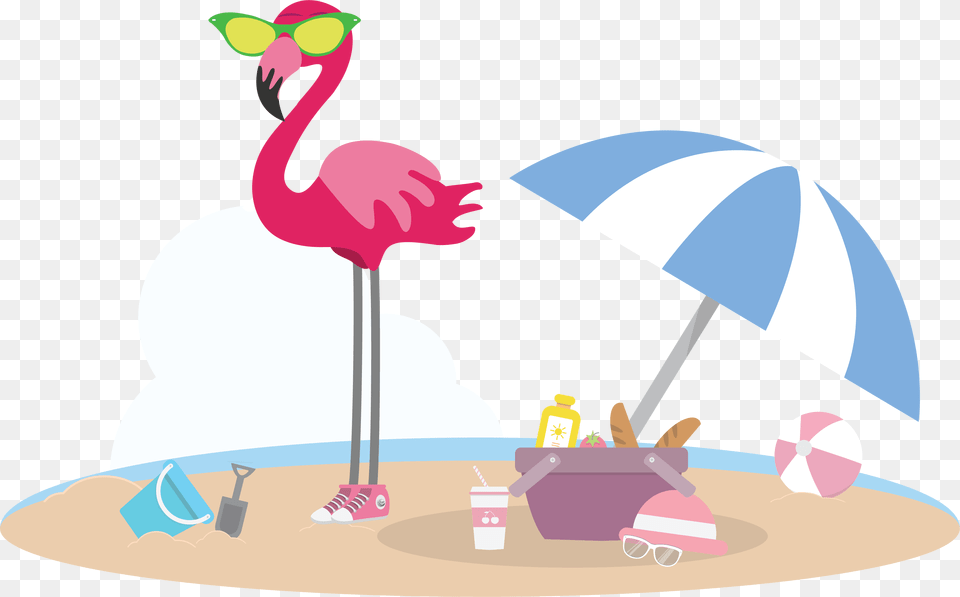 Ms Flamingo A Productivity App Eap Visuals, Animal, Bird Free Png