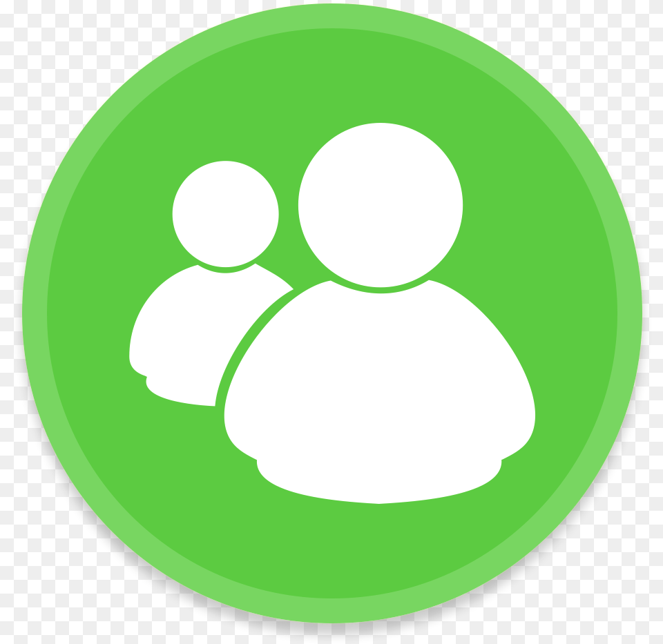 Ms Messenger Icon Dot, Green, Disk Free Png Download