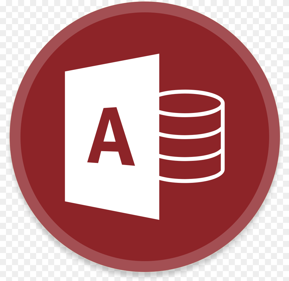 Ms Office By Blackvariant Microsoft Access 2016 Icon, Sign, Symbol, Disk Free Transparent Png