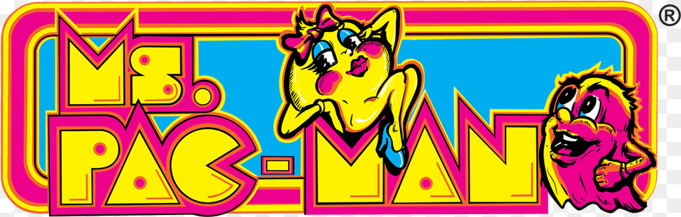 Ms Pac Man Arcade Marquee, Baby, Person Free Png