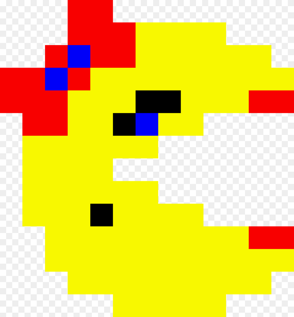 Ms Pacman Ms Pac Man Pixel Art, First Aid Free Transparent Png