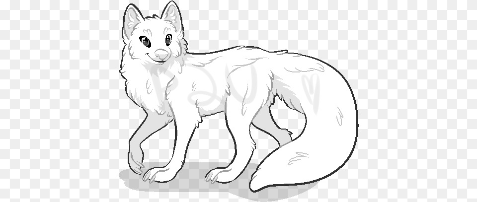 Ms Paint Friendly P2u Fox 1 By Sqd Fur Affinity Dot Net Lovely, Animal, Canine, Dog, Mammal Png Image