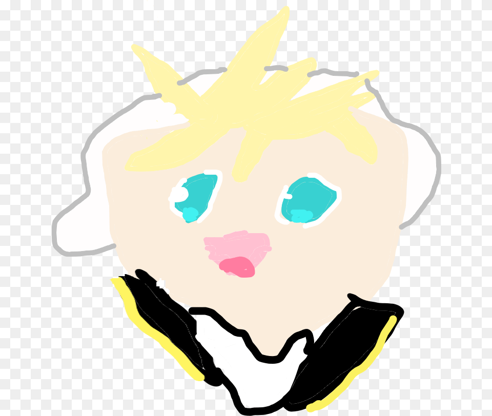 Ms Paint Kagamine Len Wip Happy, Baby, Person, Cream, Dessert Png