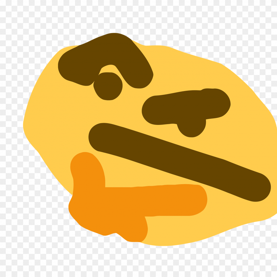 Ms Paint Thinking Emoji Png Image