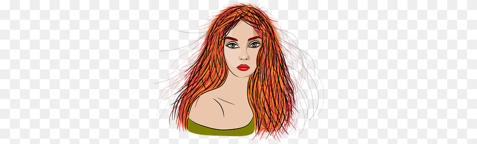 Ms U0026 Microsoft Illustrations Hair Design, Adult, Person, Woman, Female Png Image