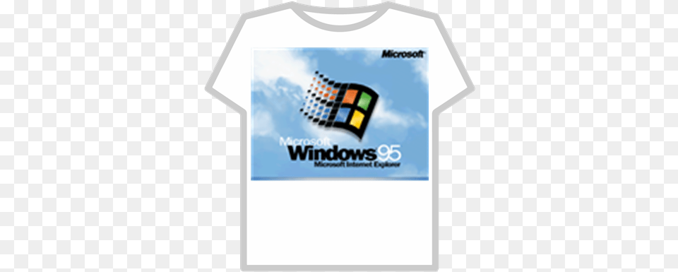 Ms Windows 95 Logo 1 Windows 95, Clothing, Shirt, T-shirt Png