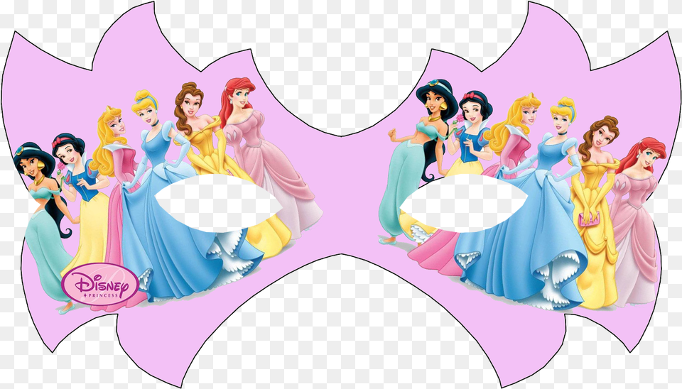 Mscara De Las Princesas Disney Para Imprimir Gratis Mascaras De Carnaval De Princesas, Adult, Person, Female, Woman Free Png Download