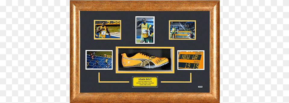 Mscsports Memrobilia Home Banner Bolt Banner, Art, Shoe, Footwear, Collage Png