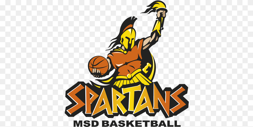 Msd Spartans Basketball Spartan Basketball Logo, Advertisement, Poster, Ball, Basketball (ball) Png Image
