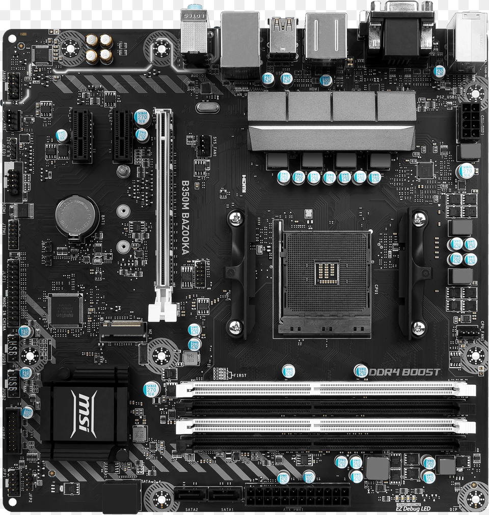 Msi B360m Bazooka Vs Mortar, Computer Hardware, Electronics, Hardware, Computer Png Image