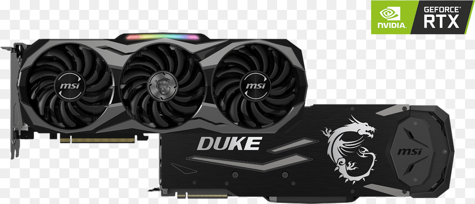 Msi Geforce Rtx 2080 8gb Duke Oc Gaming Graphics Card Msi Rtx 2080 Duke, Engine, Machine, Motor, Electronics Png