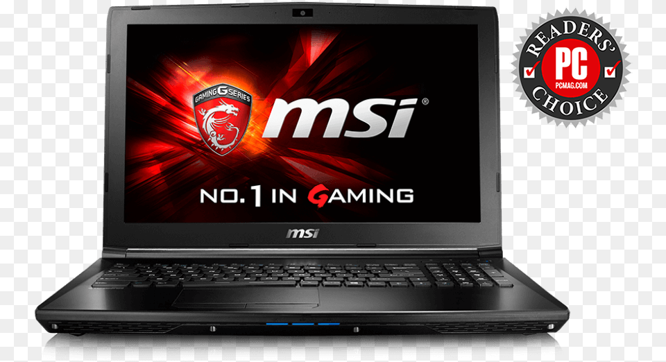 Msi Gp62 6qf Leopard Pro, Computer, Electronics, Laptop, Pc Free Png