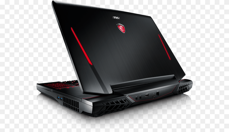 Msi Gt 80 Back View Pc Gamer 6000 Euro, Computer, Electronics, Laptop, Computer Hardware Free Transparent Png