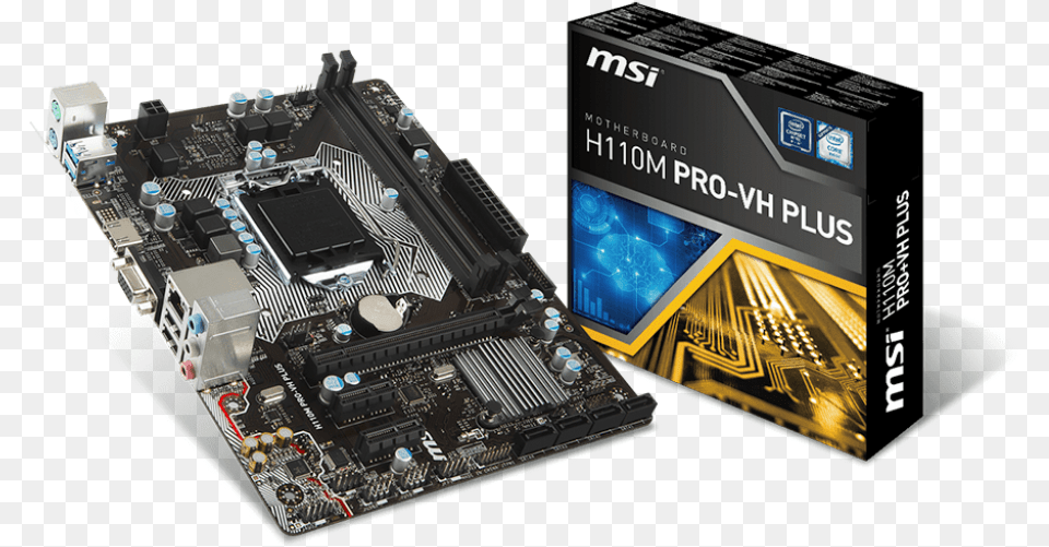 Msi H110m Pro Vd Plus Intel, Computer Hardware, Electronics, Hardware, Scoreboard Free Png