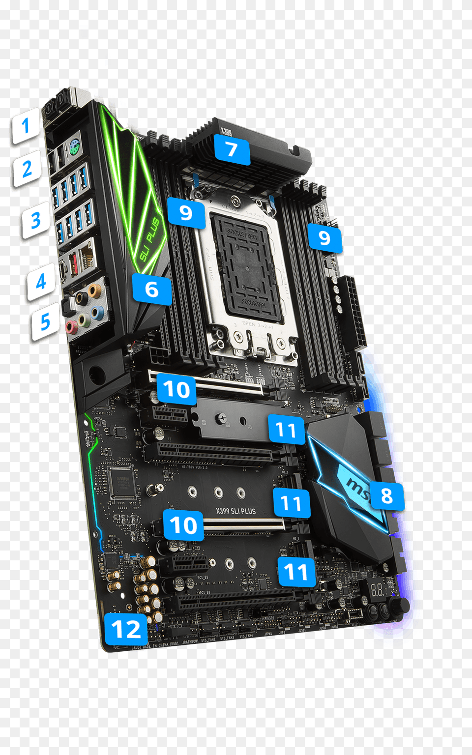 Msi Sli Plus Motherboard, Computer Hardware, Electronics, Hardware, Aircraft Png