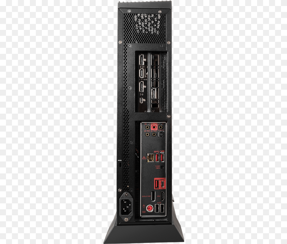 Msi Trident X Gaming Desktop Rear, Electronics, Hardware, Computer Hardware, Amplifier Free Png Download