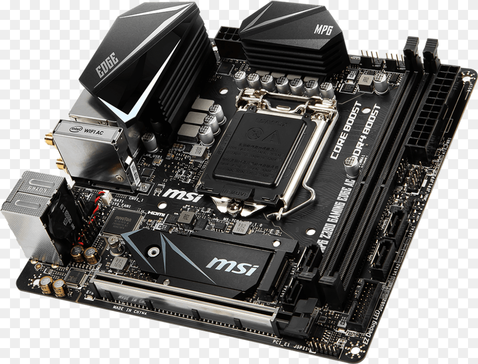 Msi Z390 Itx, Computer Hardware, Electronics, Hardware, Computer Free Transparent Png